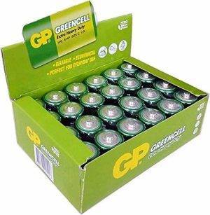 GP GREENCELL EXTRA HEAVY DUTY C R14 ORTA PİL 1 KUTU (24 ADET)