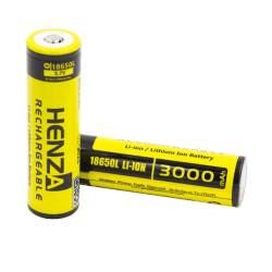 Henza 18650L 3000 mAh Li-Ion Başlı Şarj Edilebilir Pil