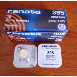 Renata 395 SR927SW Düğme Saat Pili 10'lu Set