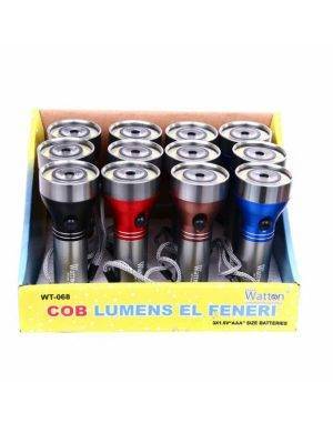 YENİ MODEL LEDLİ EL FENERİ WATTON WT-068 - Görsel 2