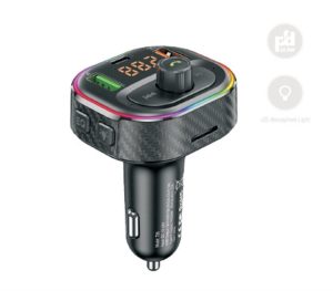 XC4051 X-Typed Bluetooth FM Verici Araç İçi Hızlı Şarj Aleti